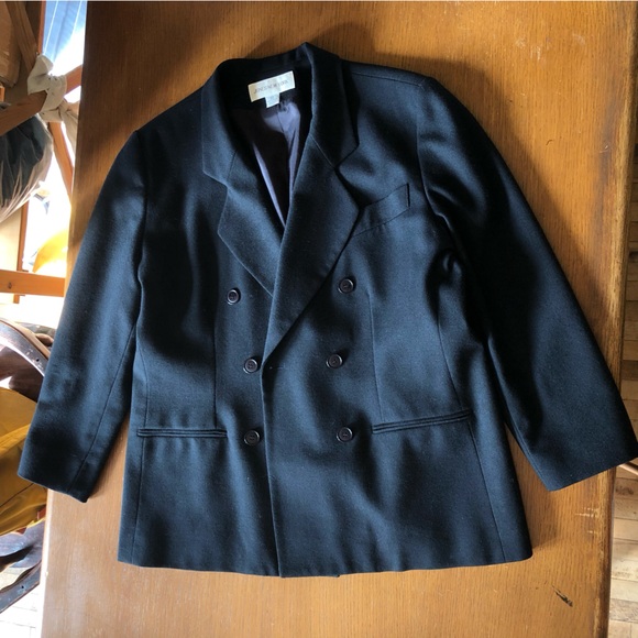 Jones New York Jackets & Blazers - Vintage Navy Blue 100% Wool Blazer Jones New York
